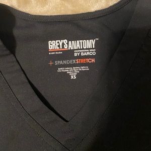 Greys Anatomy Scrub Set Black XS/XSP